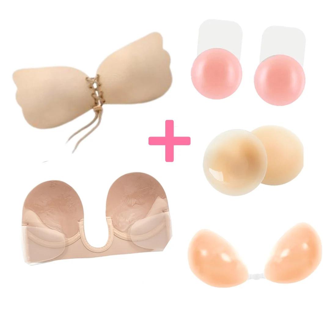 Nippis + Magic Bra + Booby Tape + Silicone Bra